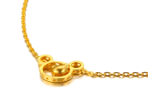 5克的黄金女士项链图片