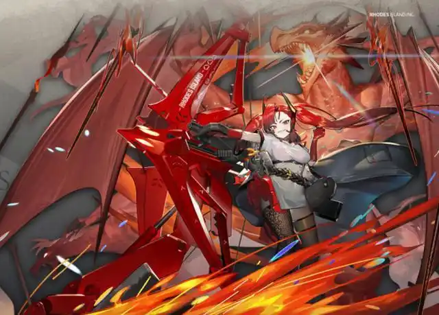 明日方舟红头发双马尾自带攻城武器这样的角色谁能拒绝