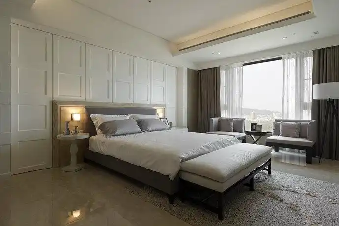 264平方米人文内敛主卧房装修效果图