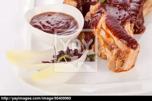 delicious grilled pork ribs