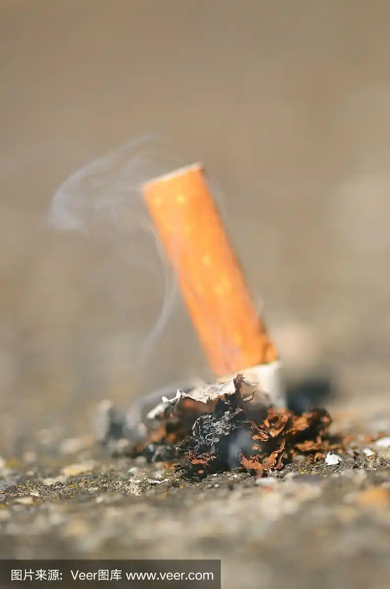 烟头的特写照片