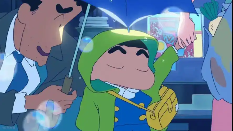 版真的超级好看,画风也很好随便截一张图都能成为壁纸##蜡笔小新壁纸