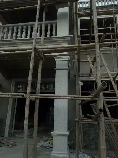 大门柱子石材干挂效果图