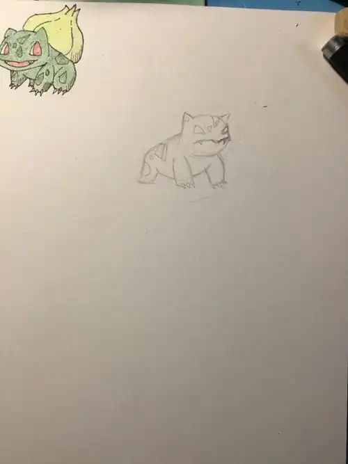 画妙蛙草 神奇宝贝