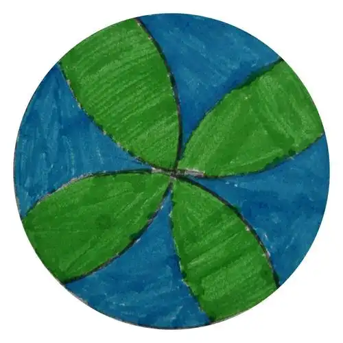 用圆设计美丽的图案作品展示