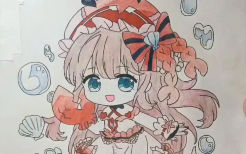 动漫手绘作品集:十二星座——巨蟹座