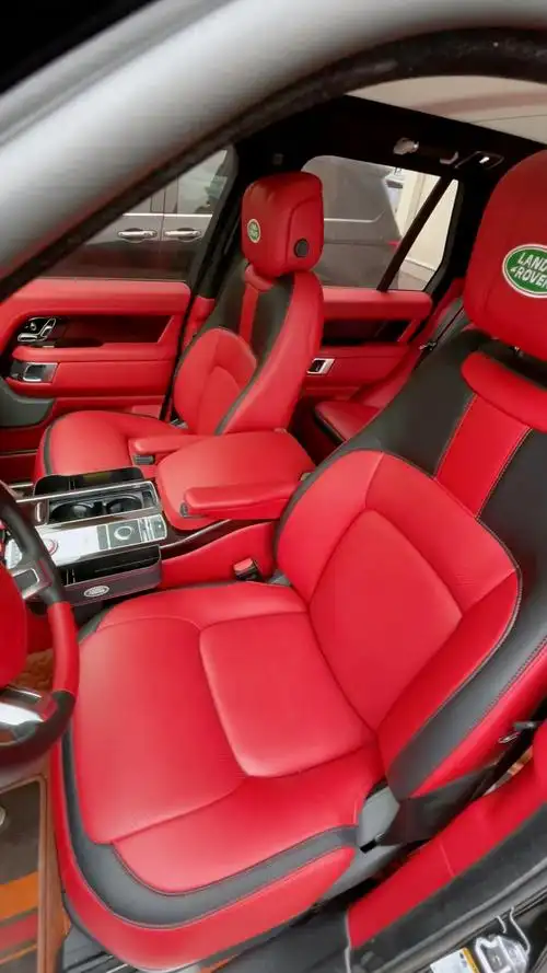 路虎揽胜内饰全方位换妆,波尔多红简单好看