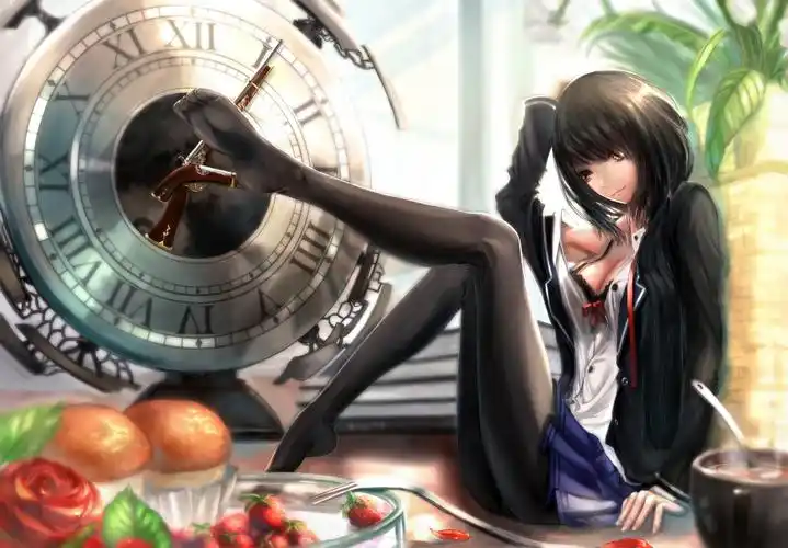 【p站精选】黑丝/校服/同人《约会大作战》时崎狂三壁纸特辑!