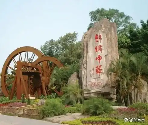 在深圳特区华侨城,有一处开时代先河的旅游景点---锦绣中华.
