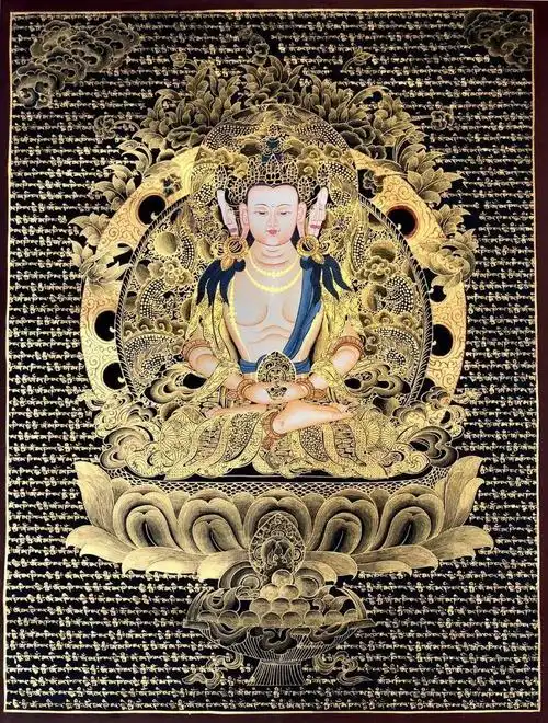 大日之光:大日如来唐卡_世间