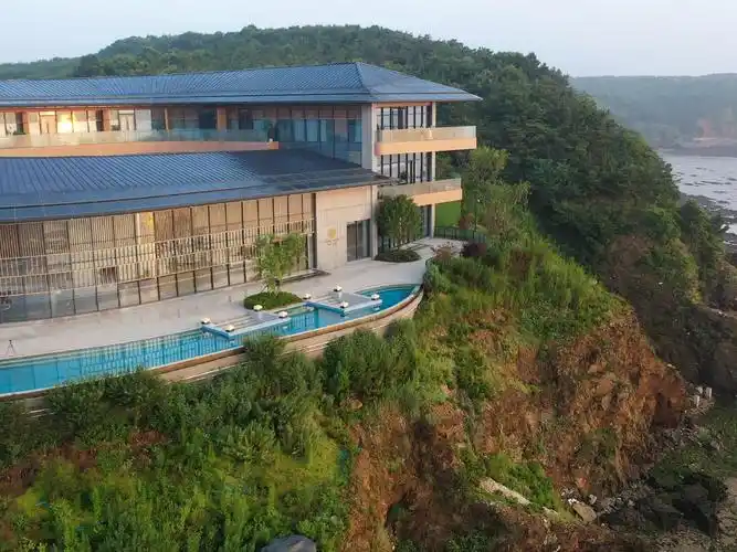 大连金石滩海上日出酒店航拍(2023.7.23)