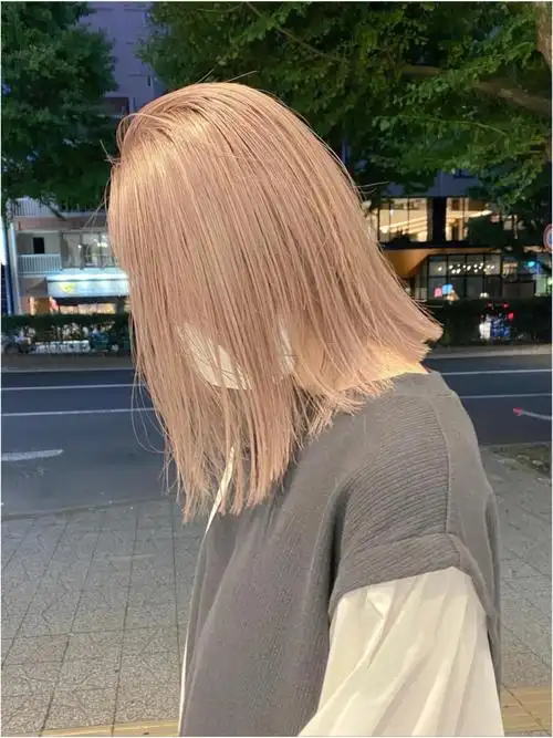 温柔神仙发色浪漫玫瑰奶茶色不染后悔发色