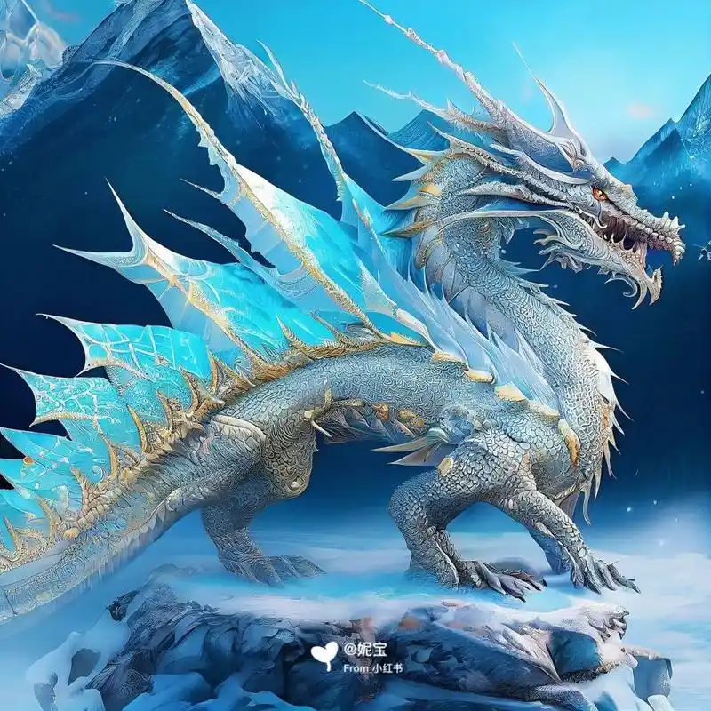 上古四大神龙 | 冰夷 冰夷,高贵无比.