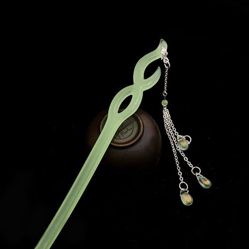 芠拉发簪古风发钗小青闺蜜簪珠钗流苏簪子 发簪【白蛇缘起1个】gsf