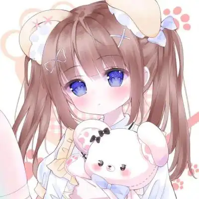 头像卡通女呆萌可爱少女心