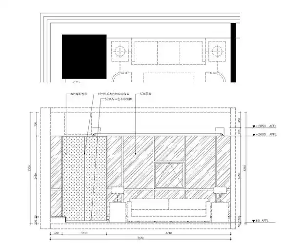 总经理办公室立面图