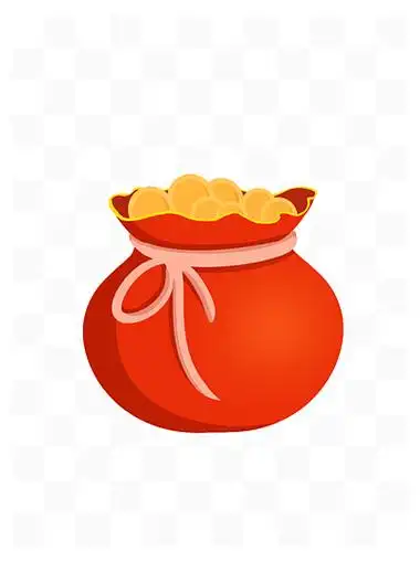 2137卡通金币钱袋插画213322395商务商用金融办公金币纸币钱袋卡通