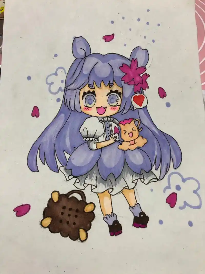 马克笔绘画 #马克笔 #一起学画画 - 抖音