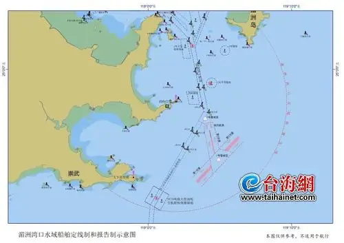 湄洲湾口建立海上高速航道7月1日起实施新规