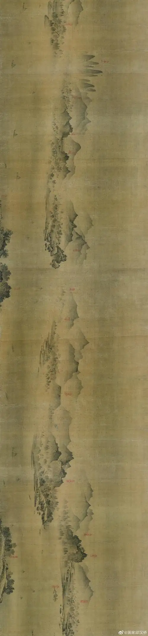 北宋李嵩《长江万里图》卷李嵩(1166年—1243年),南宋钱塘(今杭州)人.