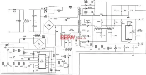 理光复印机开关电源电路