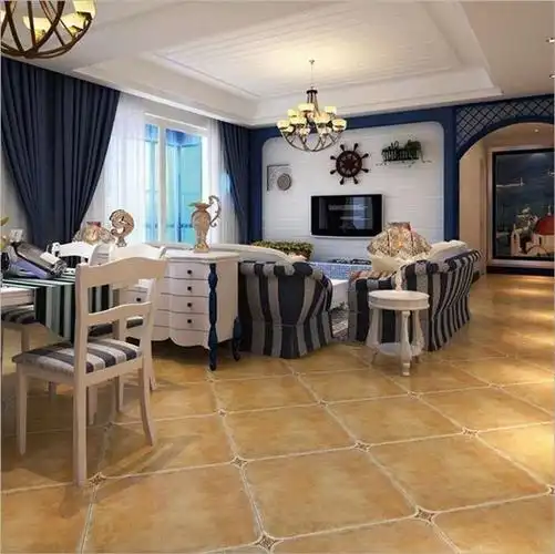 良彬建材美式乡村仿古砖客厅瓷砖 地板砖 磨圆角瓷砖新款