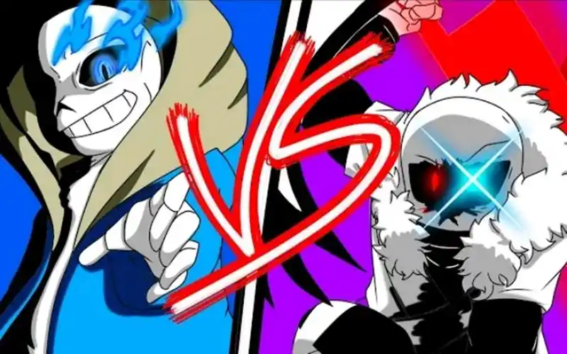 undertale动画crosssansvssans