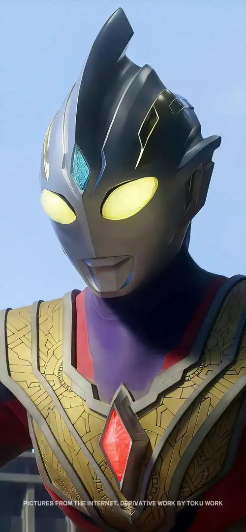 扳机竖版壁纸~图转推(见水印)#特利迦奥特曼