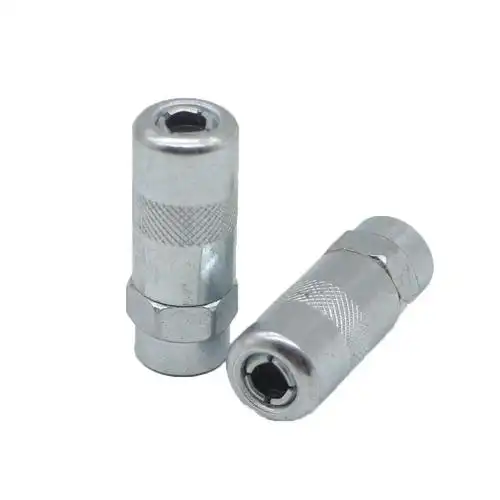 厂家直销高档镀铬平嘴黄油枪配件