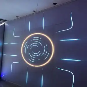 客厅led硅胶柔性灯带条形卧室弧形彩色灯条diy智能造型装饰氛围灯