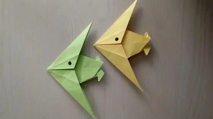 手工折纸diy,最简单的燕鱼折纸教程,好看不难