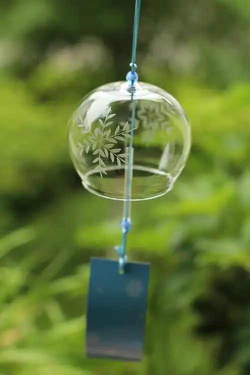 礼品冰晶田园和风挂饰车饰门饰家居装饰雪日式田园玻璃风铃