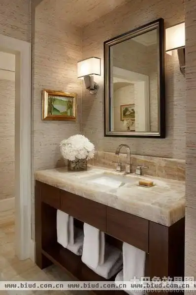 家装室内设计卫生间洗脸盆图片大全