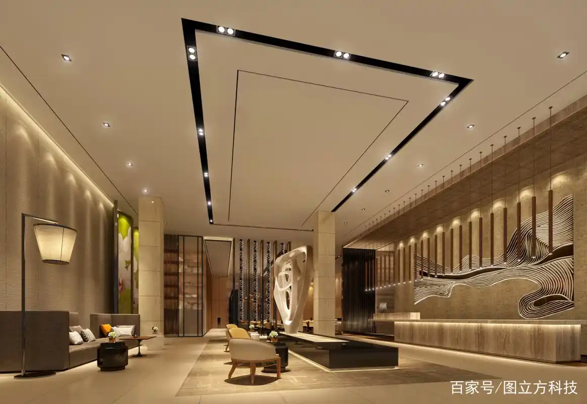 酒店大堂效果图案例