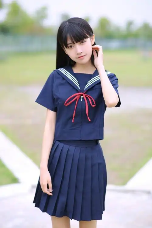 mtiny日系校服学生装日韩班服女生夏季水手服日本韩版学院风套装制服