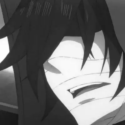 微丧干净动漫男黑白很丧很绝望的图片头 动漫头像-第2张