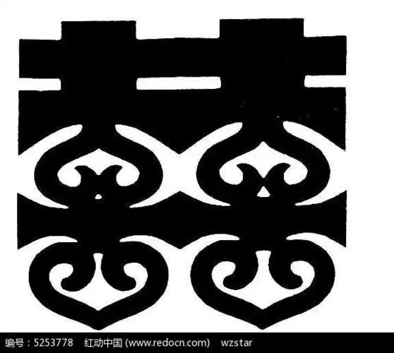 喜字剪纸元素剪纸 双喜 喜字贴 囍 囍底纹 大红喜字 婚庆 底纹 窗花帖