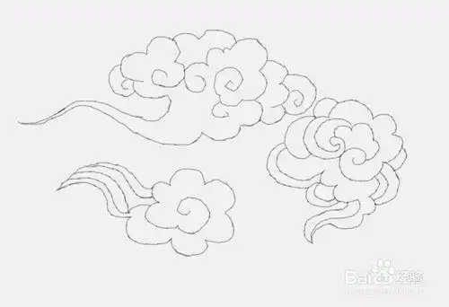 在云上画简笔画