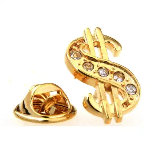 九辉现货胸针 锆石水钻新款蝴蝶扣胸针简易胸花 来图来样开模定制