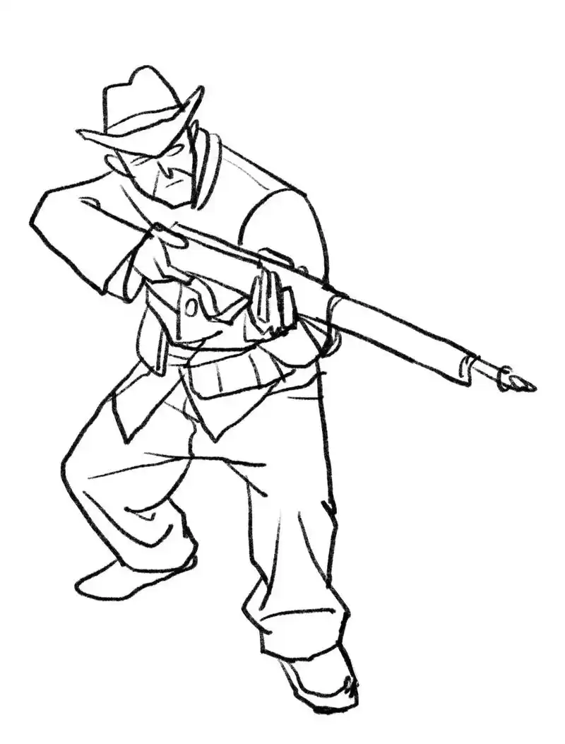 速写_老兵.#速写人物 #速写 #画画 #随手画 #速写60 - 抖音