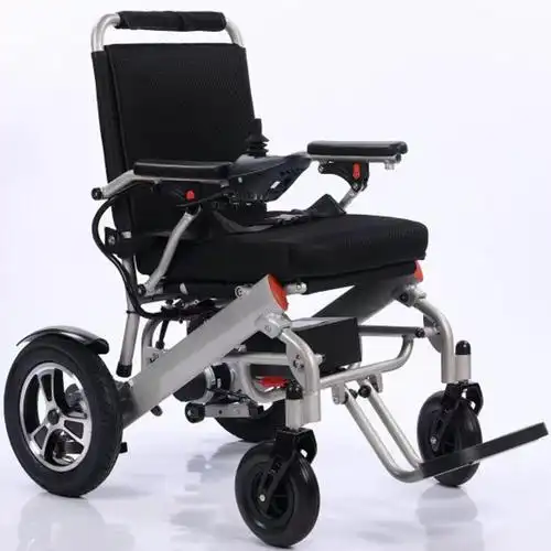 24v12a锂电池电动轮椅老人电动轮椅手自一体可折叠便携式电动轮椅