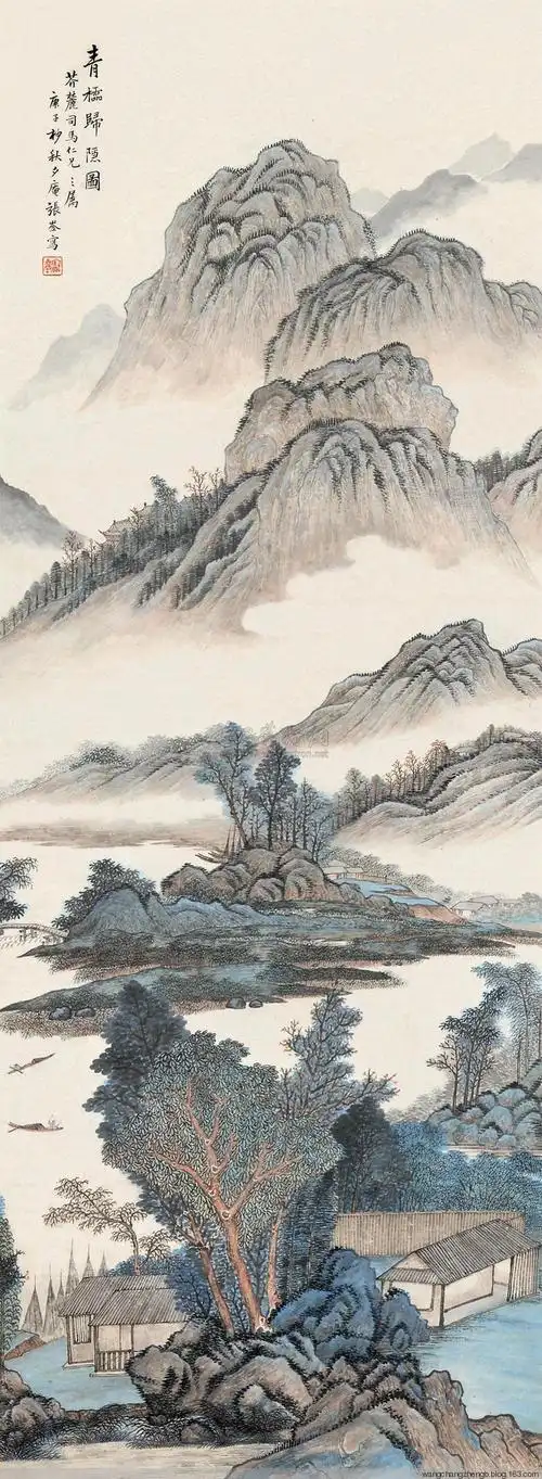 名家绘画山水作品欣赏45