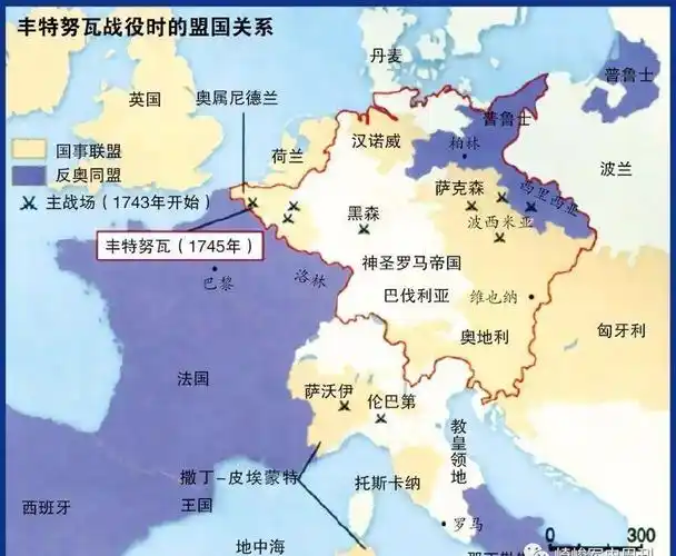 向天再借三十年延续波旁王朝国祚的丰特努瓦之战