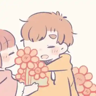 卡通爱人呆萌可人头像,情侣头像图片-回车桌面