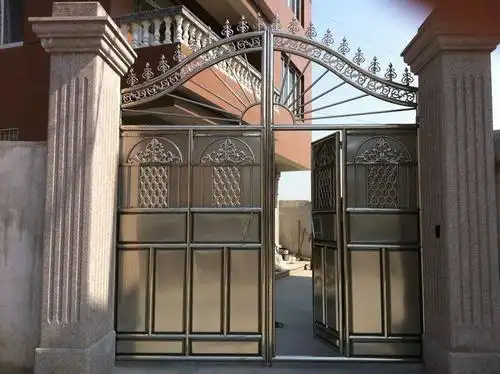 九江阳光不锈钢制品厂—不锈钢庭院门!