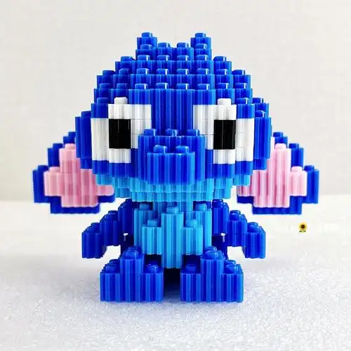 史迪仔微颗粒积木77图纸教程分享