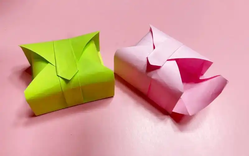 非常漂亮有型的【礼物盒折纸】教程,有这还怕礼物送不出去嘛