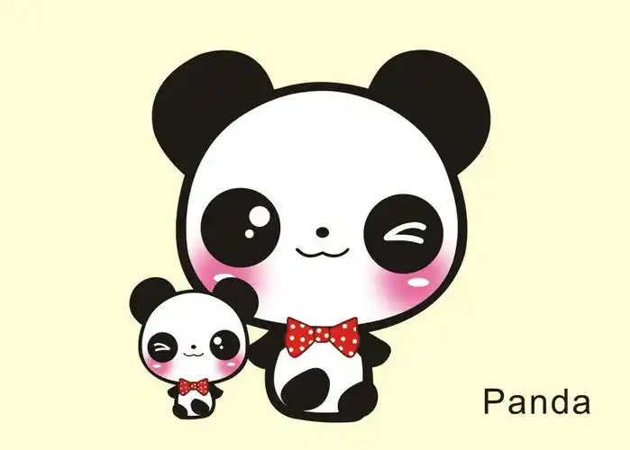这些可爱熊猫卡通图片,找