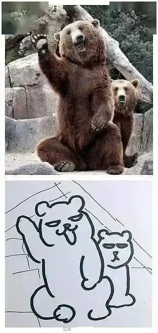 这都是什么画画鬼才哈哈哈灵魂画手是不是想笑死我