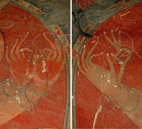 众多听法菩萨是夏鲁寺壁画中最美丽的形象.